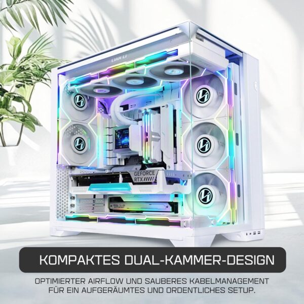 驚くべき美しさと機能性を兼ね備えたO11 Vision Compact White